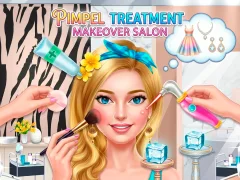 Žaidimas Pimple Treatment Makeover Salon internete