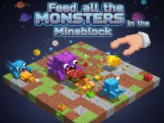 Žaidimas Feed all the MONSTERS in the Mineblock internete