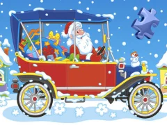 Žaidimas Christmas Cars Jigsaw internete