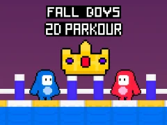 Žaidimas Fall Boys 2D Parkour internete