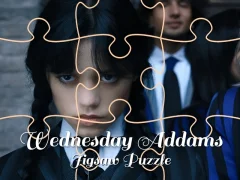 Žaidimas Wednesday Addams Jigsaw Puzzle internete