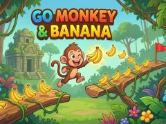 Žaidimas Go monkey & Banana internete