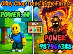 Žaidimas Obby Chop Trees in the Forest internete