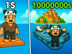 Žaidimas Roblox: Raft Tycoon internete