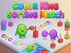 Žaidimas Color Ring Sorting Match internete