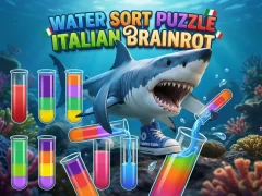 Žaidimas Water Sort Puzzle Italian Brainrot internete