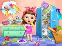 Žaidimas Sweet Baby Girl Cleanup Messy House internete