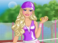 Žaidimas Barbie Tennis Dress internete