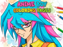 Žaidimas Anime Boy Coloring Pages internete