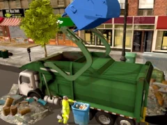 Žaidimas Town Clean Garbage Truck internete