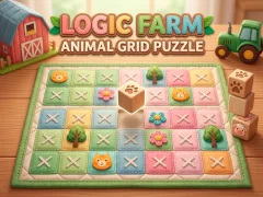 Žaidimas Logic Farm: Animal Grid Puzzle internete