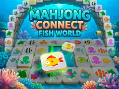 Žaidimas Mahjong Connect Fish World internete