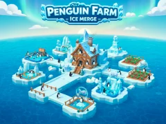 Žaidimas Penguin Farm - Ice Merge internete