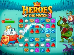 Žaidimas Heroes of the match 3 internete