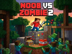 Žaidimas Noob vs Zombie 2 internete