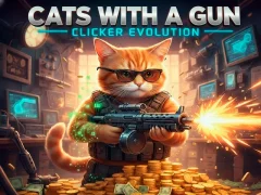 Žaidimas Cats with a Gun Clicker Evolution internete