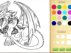 Žaidimas Dragon Chimera Coloring Book internete