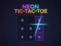 Žaidimas Neon Tic-Tac-Toe internete