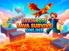 Žaidimas Brainrots Lava Survive Online internete