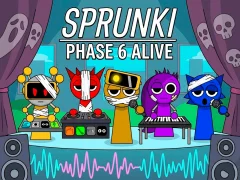 Žaidimas Sprunki Phase 6 Alive internete