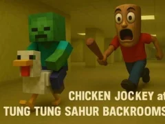 Žaidimas Chicken Jockey at Tung Tung Sahur Backrooms internete