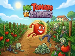 Žaidimas Mr Tomato VS Zombies internete