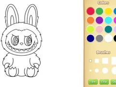 Žaidimas Labubu Coloring Book internete