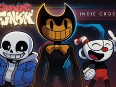 Žaidimas FNF vs Indie Cross internete