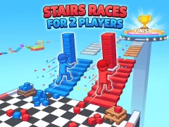 Žaidimas Stairs Races For 2 Players internete