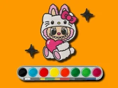 Žaidimas Labubu Coloring Adventure internete