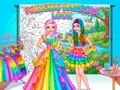 Žaidimas Princess Rainbow Look internete