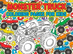 Žaidimas Monster Truck Coloring Pages For Kids internete