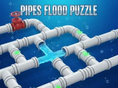 Žaidimas Pipes Flood Puzzle internete