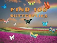 Žaidimas Find 100 butterflies internete