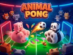 Žaidimas Animal Paws Pong internete