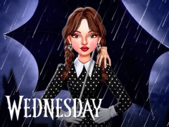 Žaidimas Celebrity Wednesday Addams Style internete