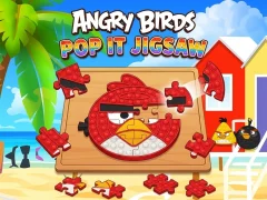 Žaidimas Angry Birds Pop It Jigsaw internete