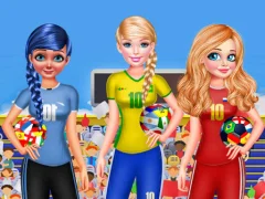 Žaidimas BFF Princess Vote For  FIFA 2018 Quarter Finals internete