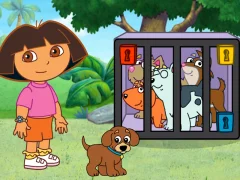 Žaidimas Dora The explorer Dora's Puppy Adventure internete