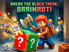 Žaidimas Break the block there, Brainrot! internete