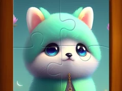 Žaidimas Cute Cat Jigsaw Puzzle internete