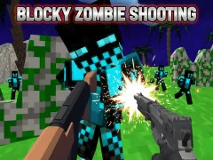 Žaidimas Blocky Zombie Shooting internete