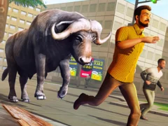 Žaidimas Angry Bull Attack Wild Hunt Simulator internete
