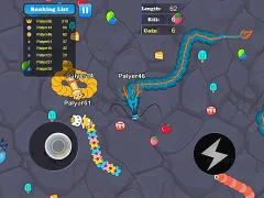 Žaidimas Greedy Snake Multiplayer Duel internete