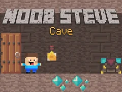 Žaidimas Noob Steve Cave internete