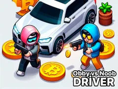 Žaidimas Obby vs Noob Driver internete