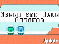 Žaidimas Green and Blue Cuteman internete