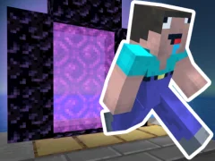 Žaidimas Noob Steve Parkour internete