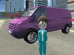 Žaidimas Squid Gamer City Driving Gang internete