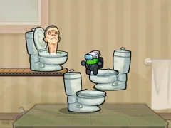 Žaidimas Impostor Jump Skibidi Toilet internete